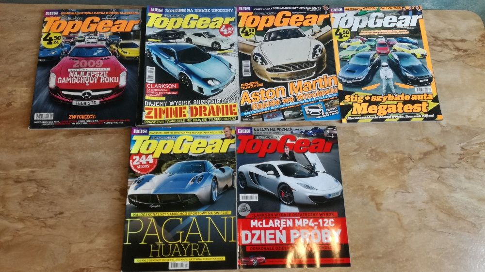 Czasopisma Motoryzacyjne-TopGear,AutoŚwiat,Motor,PolskiTraker,AutoMoto