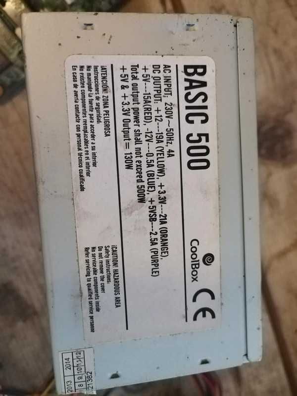 Fonte de Alimentação ATX CoolBox BASIC 500W