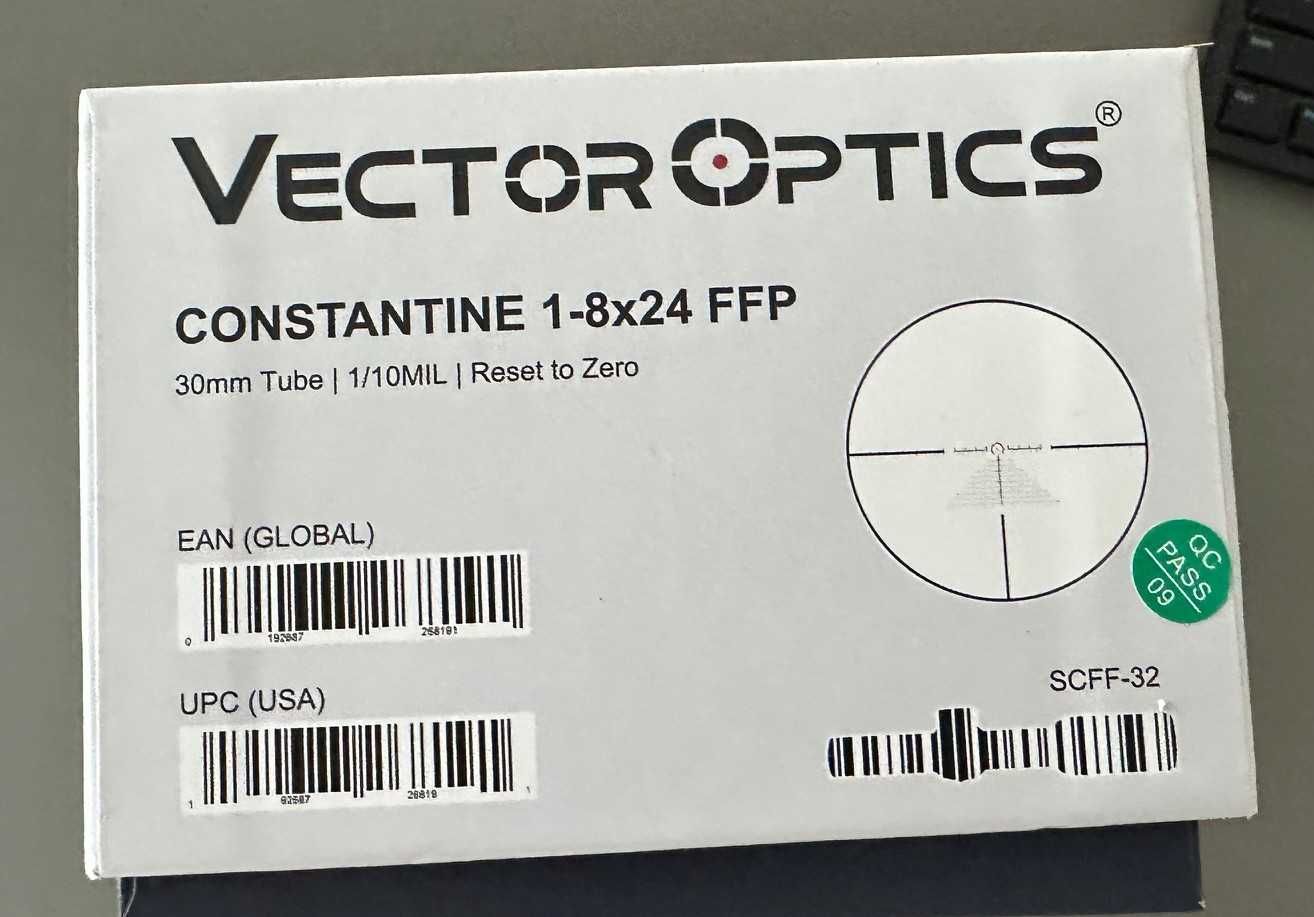 Luneta Vector Optics CONSTANTINE 1-8x24 FFP