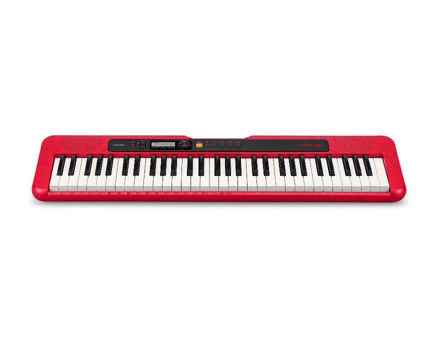 CASIO CT-S200 Czerwony Keyboard + Statyw Pokrowiec Ławka | ZESTAW