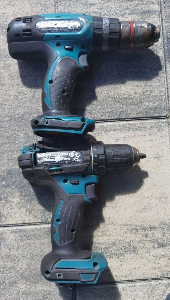 Wkrętarki makita DHP453 i DDF482