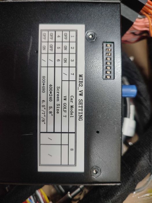 Caixa de módulo sem fio Carplay Android Auto, Volkswagen MIB2 Golf 7