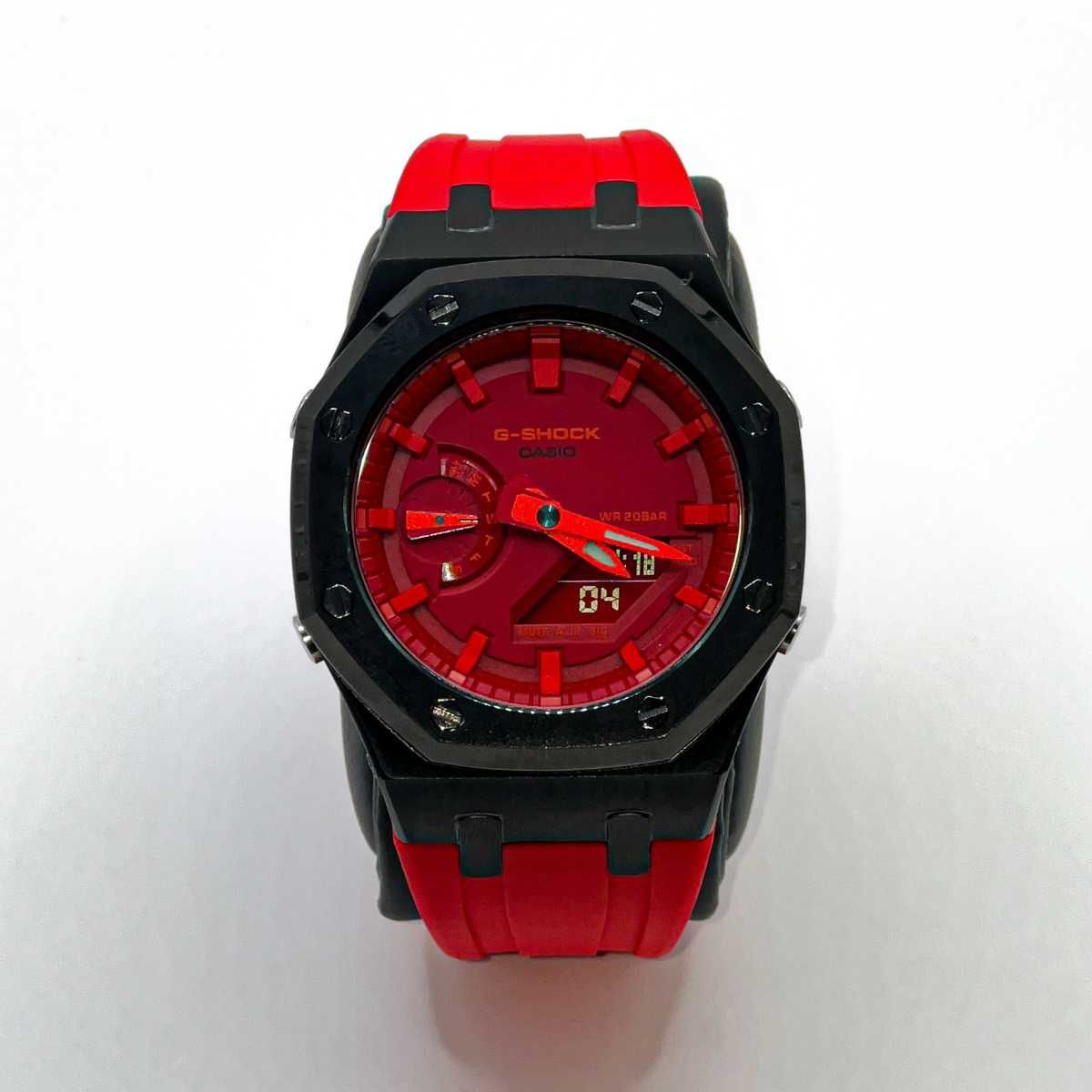 Spersonalizowany Casioak Czerwony Casio G-SHOCK Czerwona Tarcza