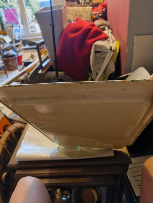 Stara taca emaliowana