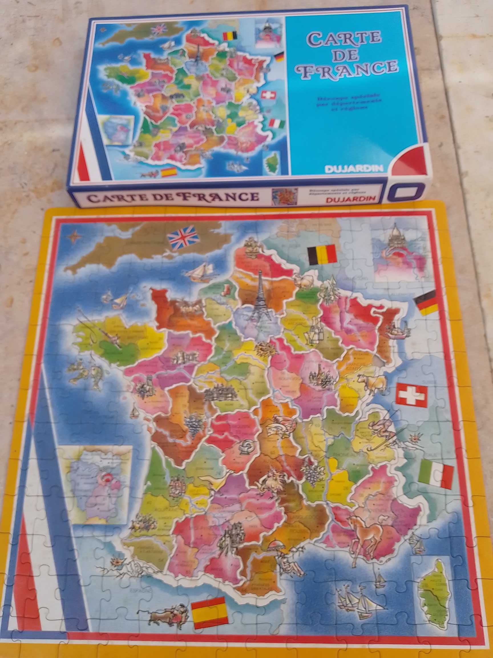 Puzzle motivo França dificuldade 7