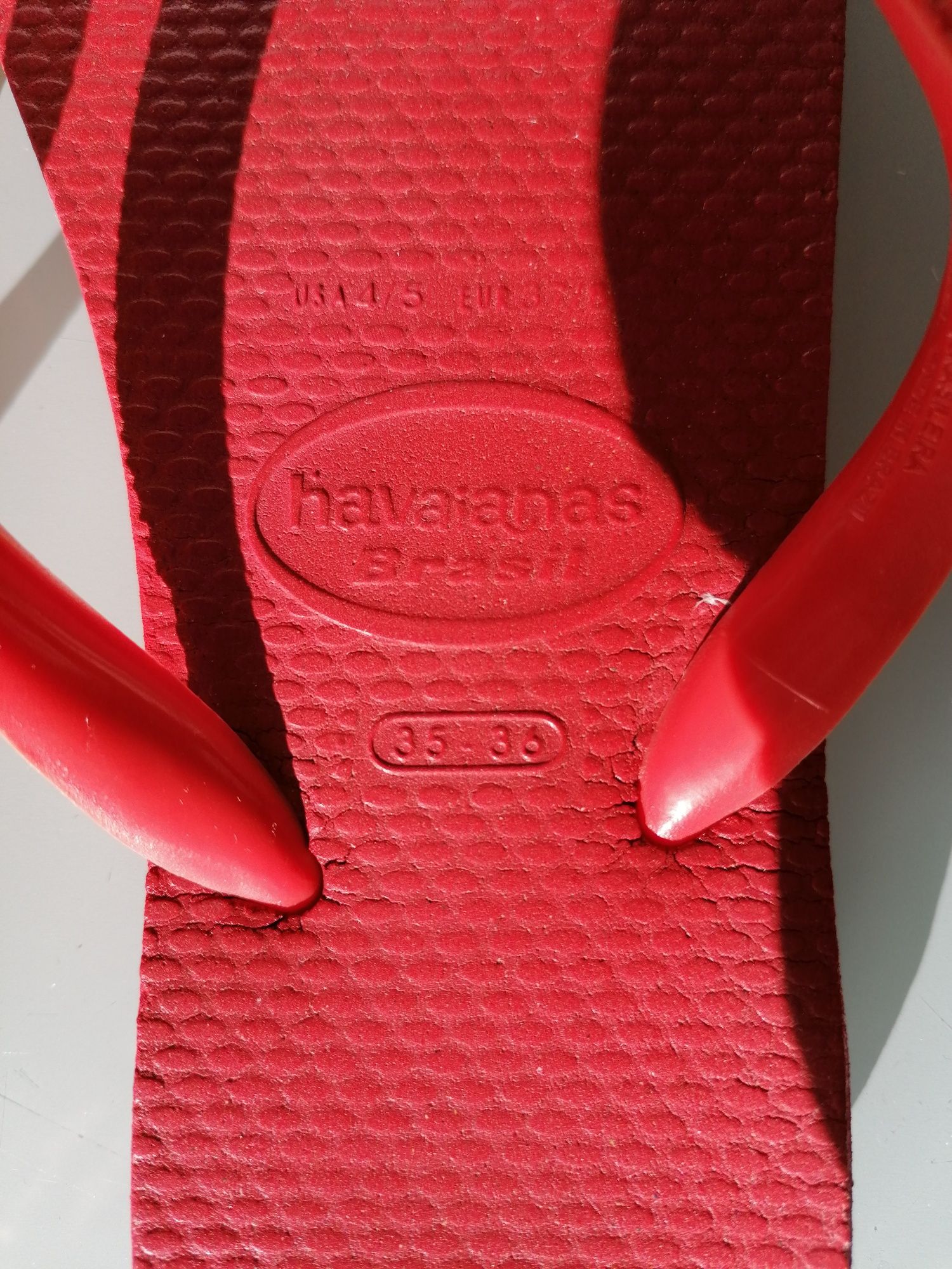 Havaianas Brasil Vermelhas 35-36