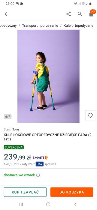 Kule ortopedyczne dziecience