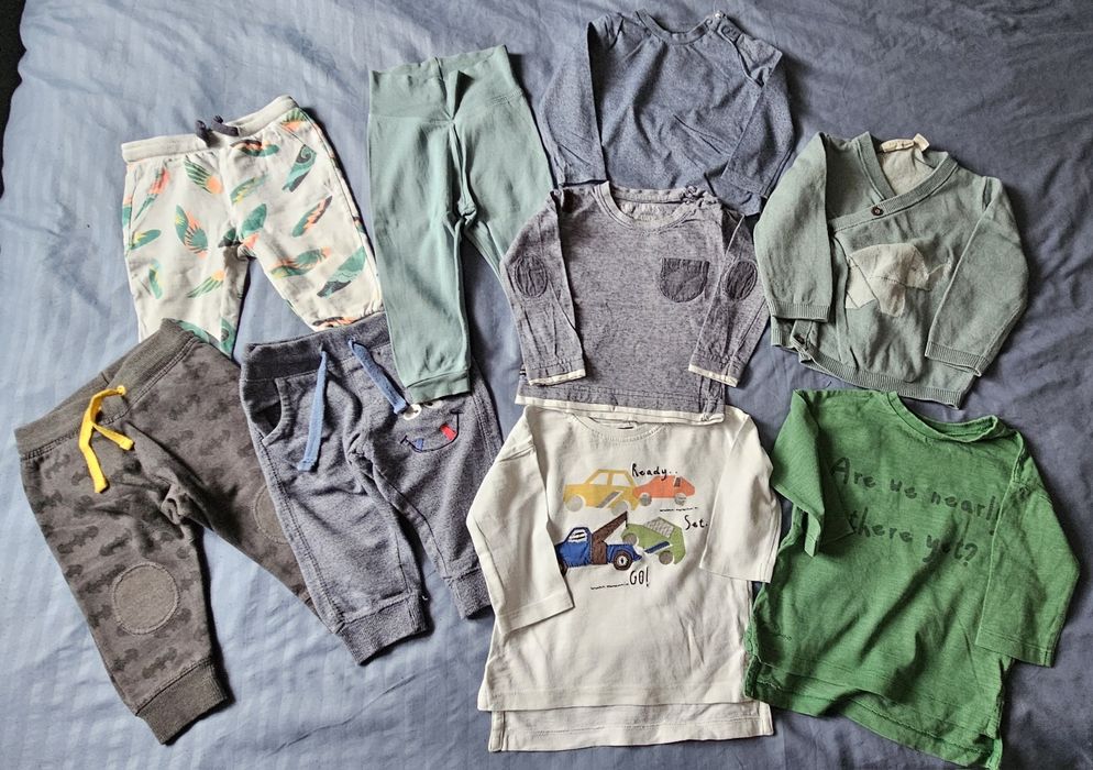 Ubranka dla chłopca r 74  jesienno wiosenne  stan bd