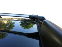 Renault/Dacia Duster Перемички багажник на товсті рейлінги під ключ
