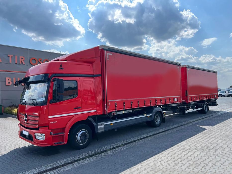 Mercedes-Benz ATEGO 1227 EURO 6 BDF FIRANKA PLANDEKA WYMIENNA ZABUDOWA  nr.310 1 Wł. Serwis ASO 1524 1624 1224 BDF FIRANKA RAMA BIG SPACE Top!