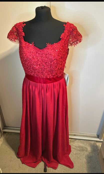 Nowa Suknia maxi balowa czerwona babyonline dress xl/2xl
