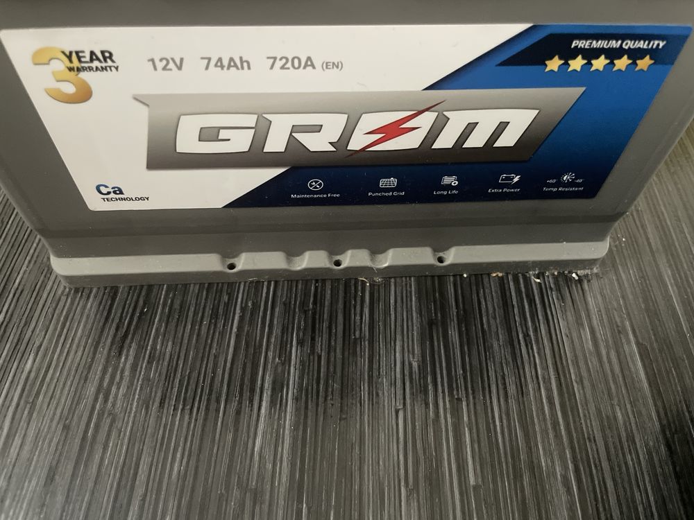 Akmulator 12V firmy Grom
