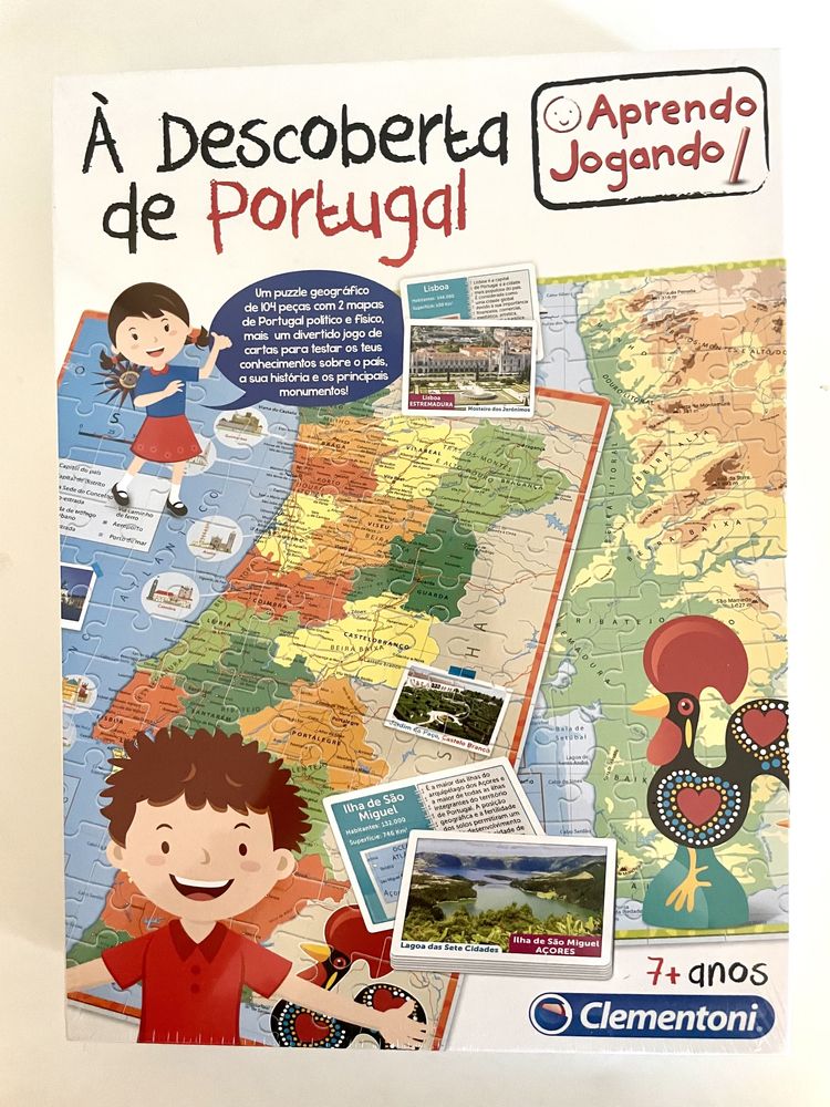 Jogo didático/ puzzle  “À descoberta de Portugal