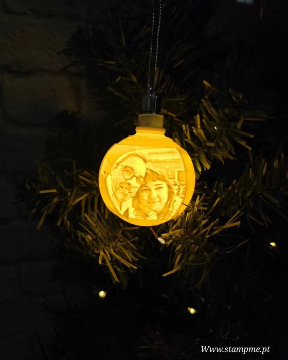 Candeeiros impressão 3D com fotografias