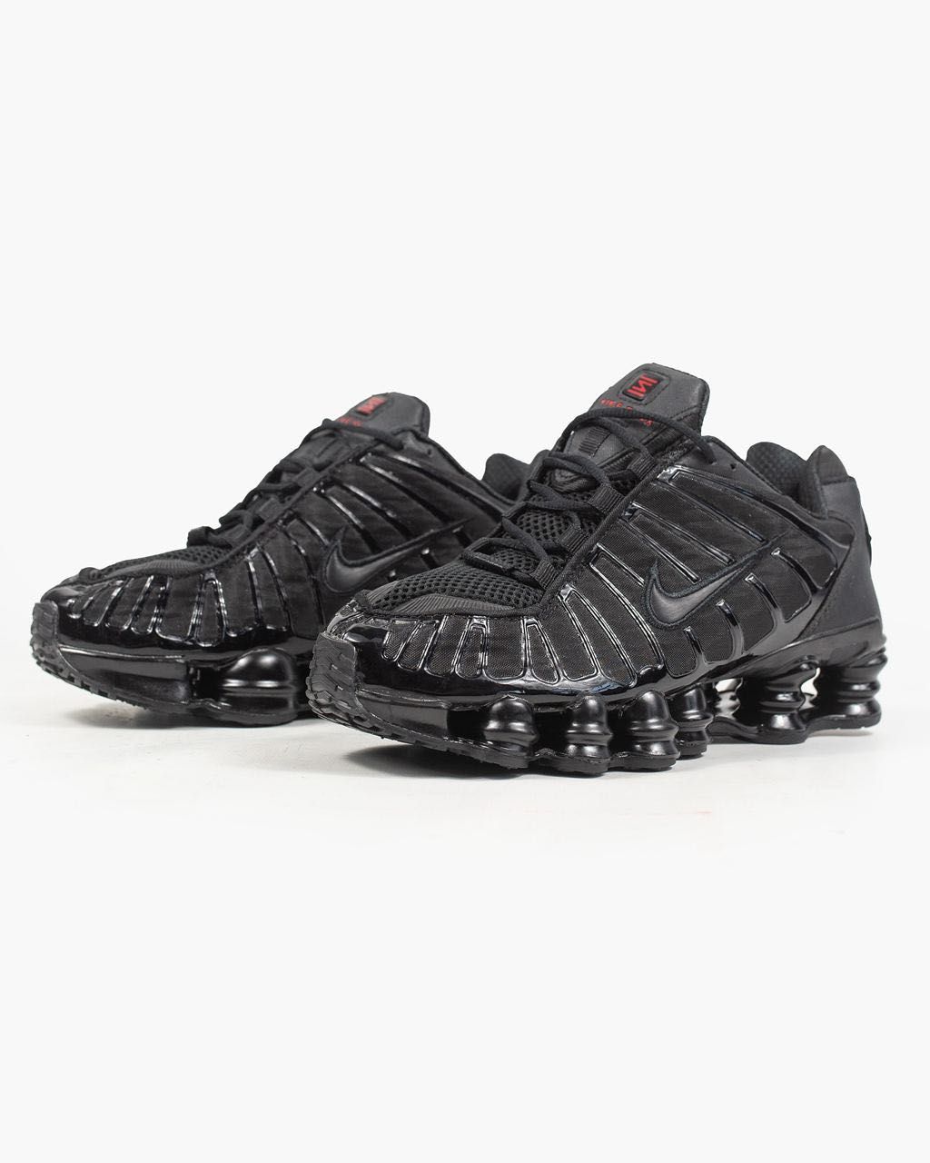 Мужские кроссовки Nike Shox TL Full Black. Размеры 40-45