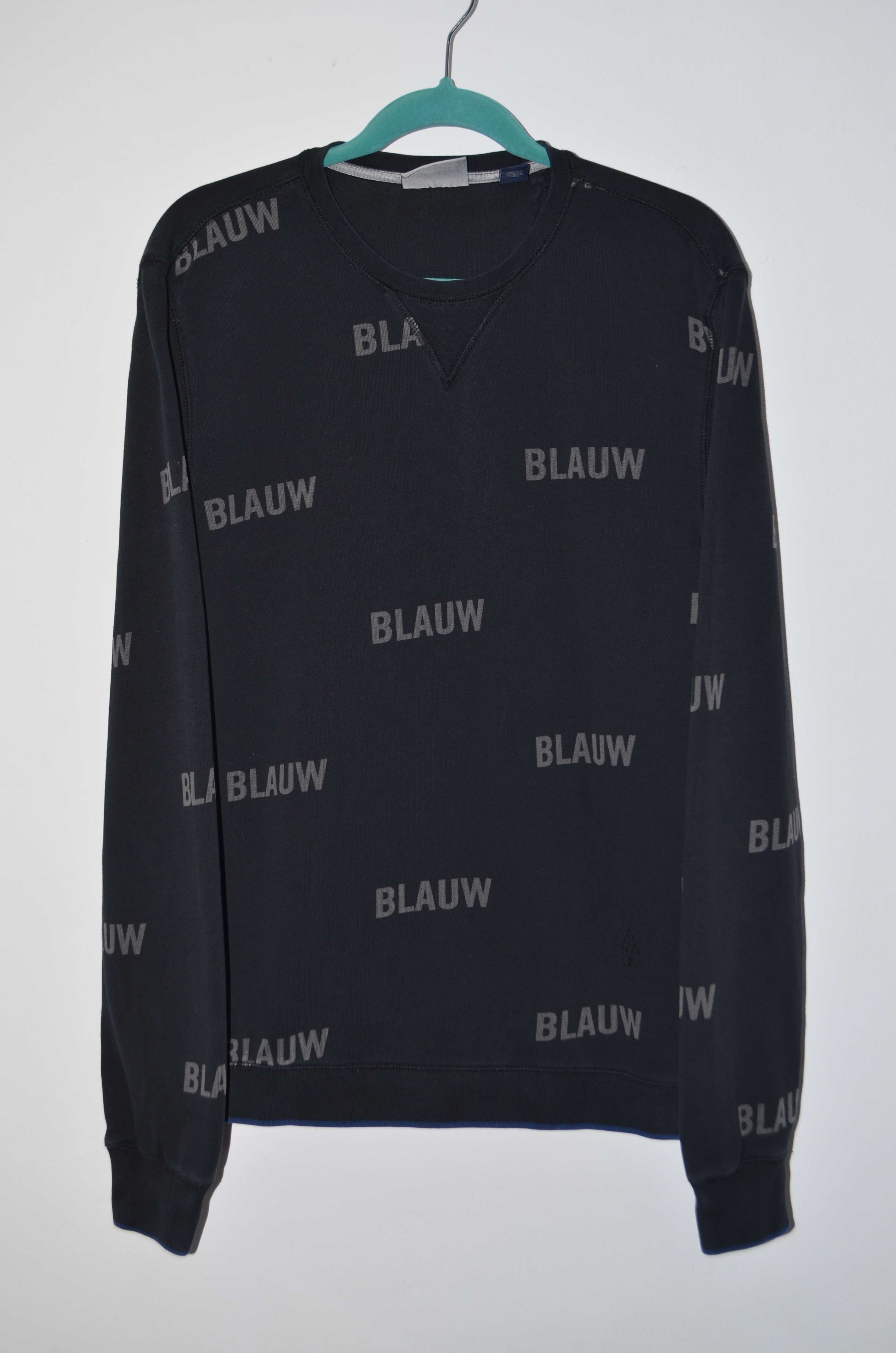 Лонгслив Scotch Soda Sweatshirts Big Logo BLAUW Pullover Size M