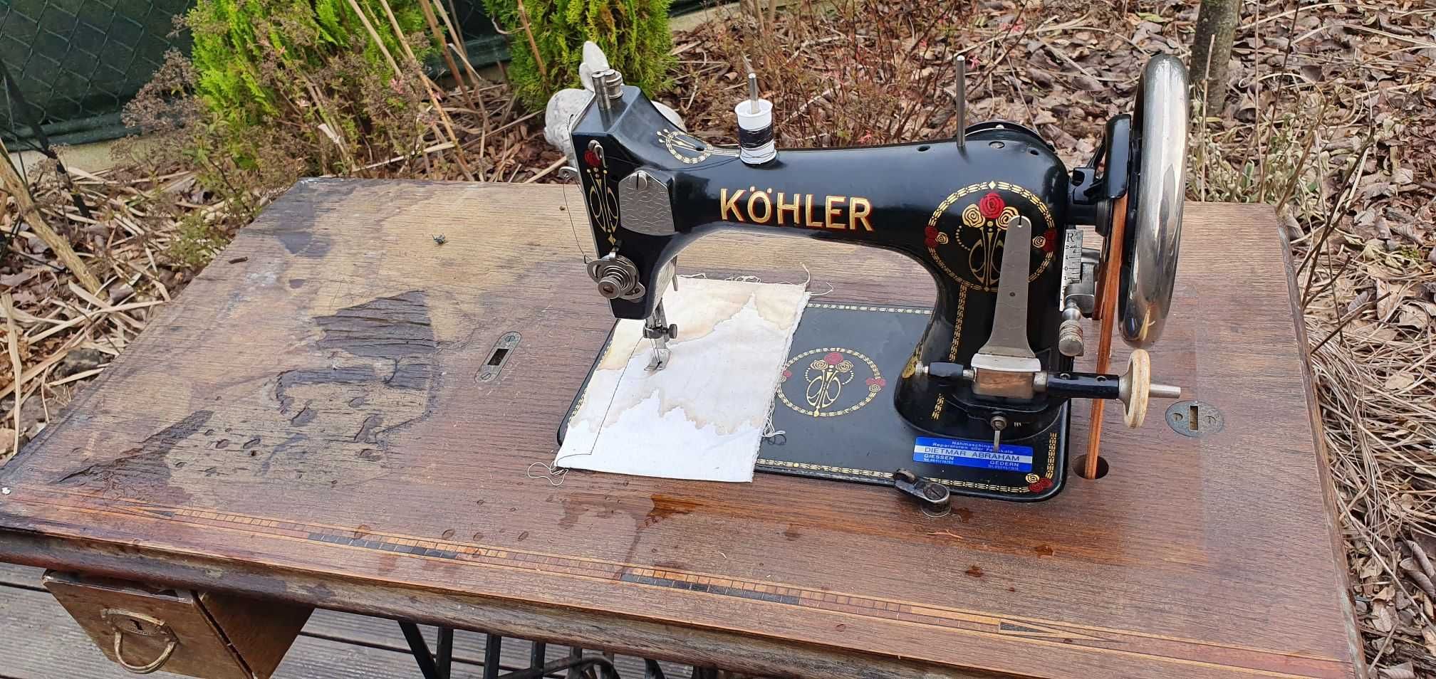 nogi żeliwne od maszyn do szycia Kohler, Singer - idealne na stoliki