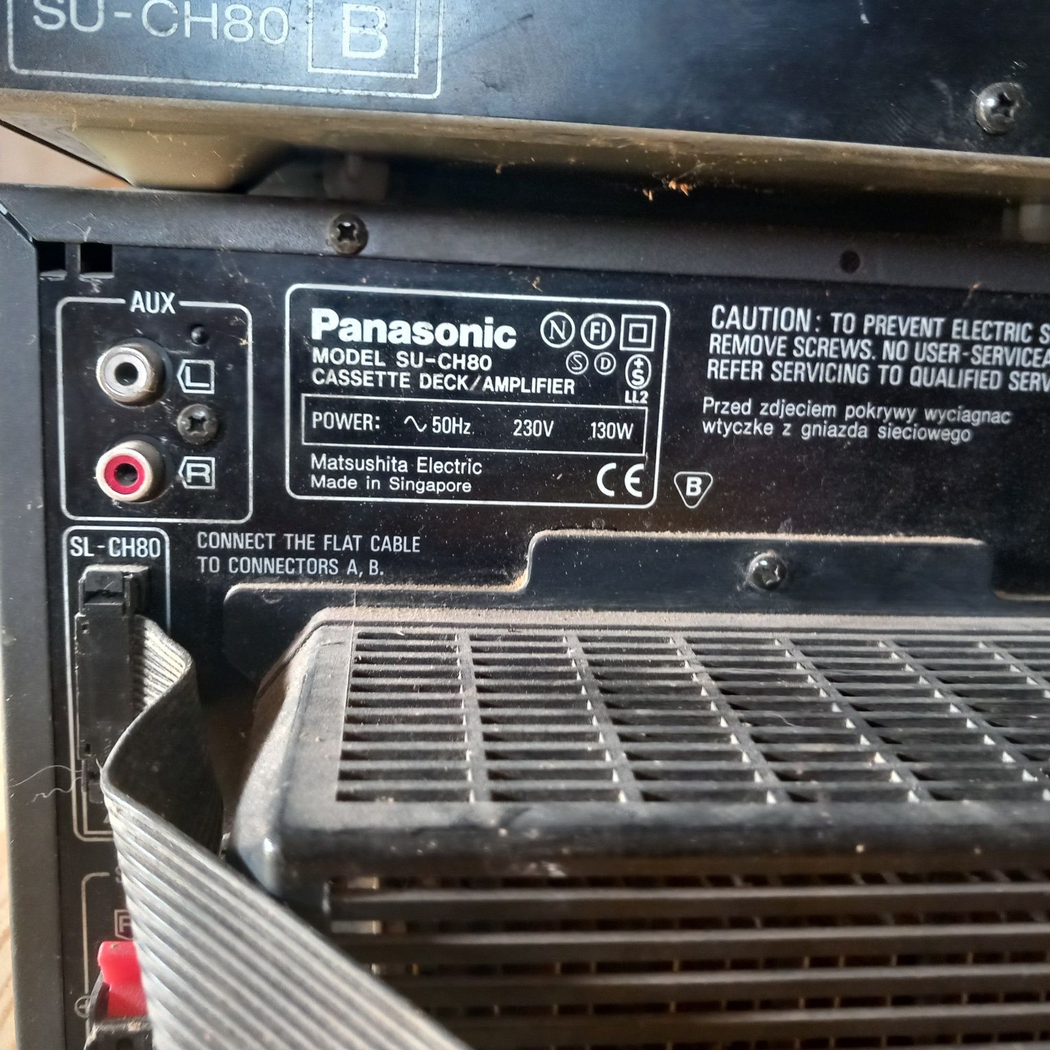 Stara wieża panasonic sl-ch80 su-ch80