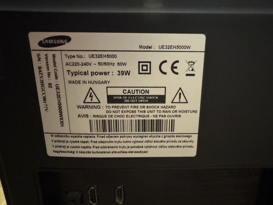 Телевізор Samsung 32 UE-32EH5000