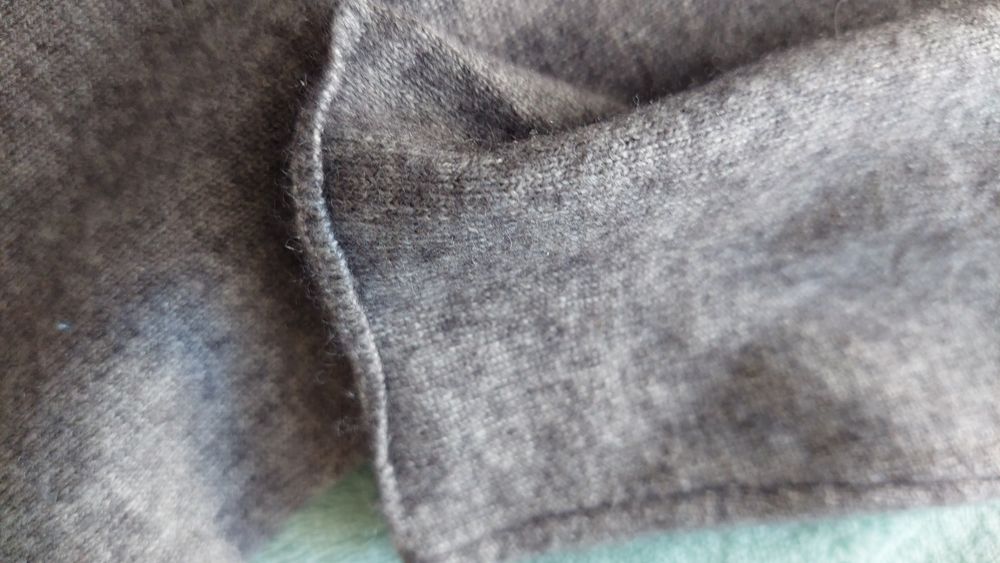 Gc fontana sweter szary wełniany z kaszmirem r.38