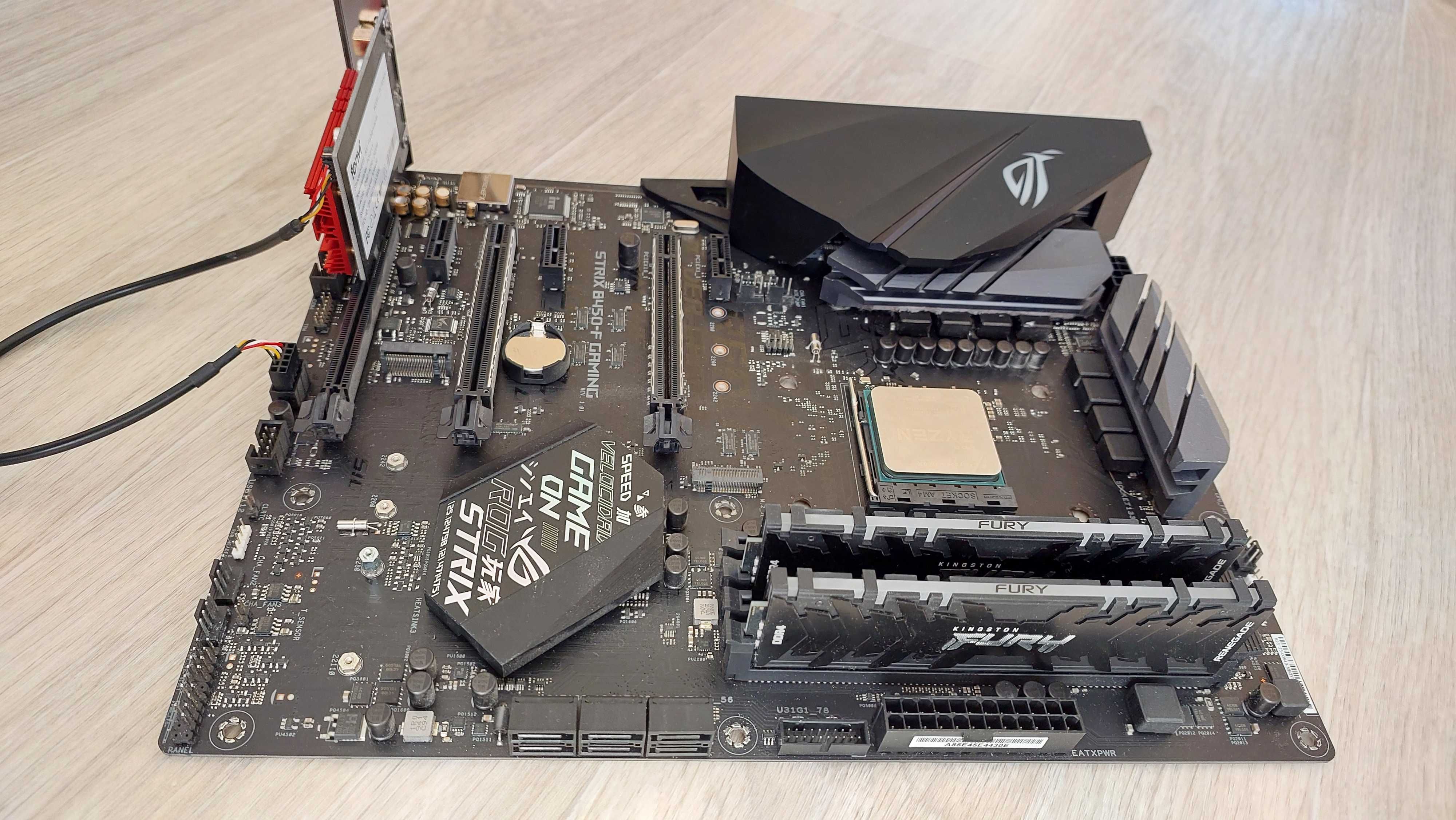 Материнська плата Asus ROG Strix B450-F Gaming + WiFi6 Bluetooth5.2