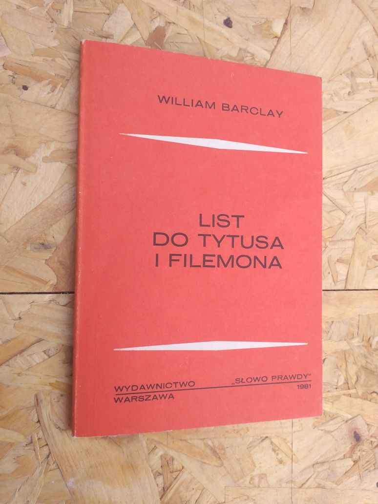 William Barclay Listy do Tytusa i Filemona.