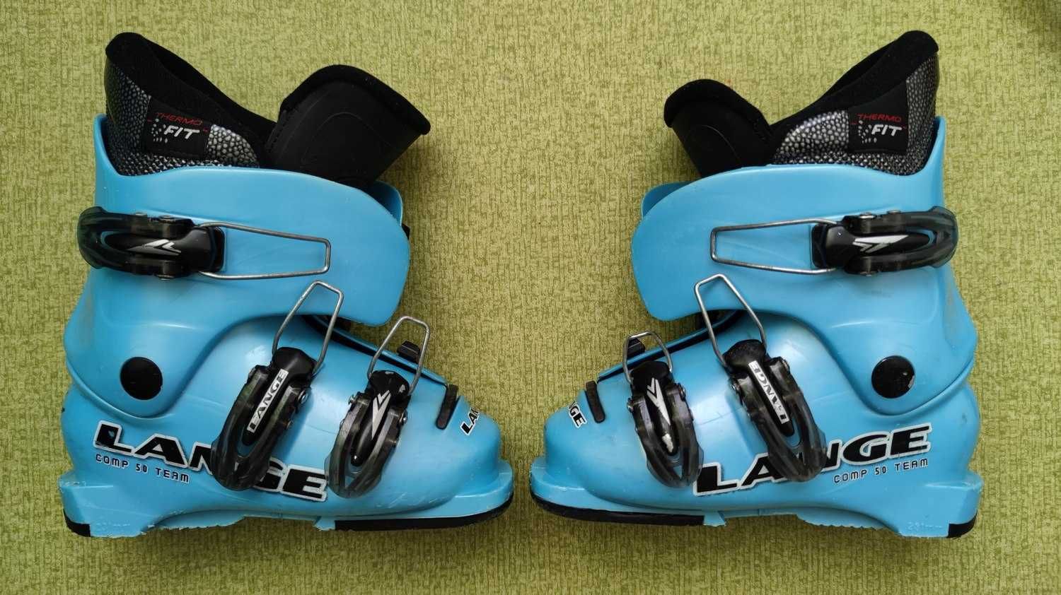 Продам комплект детские лыжи ботинки палки шлем