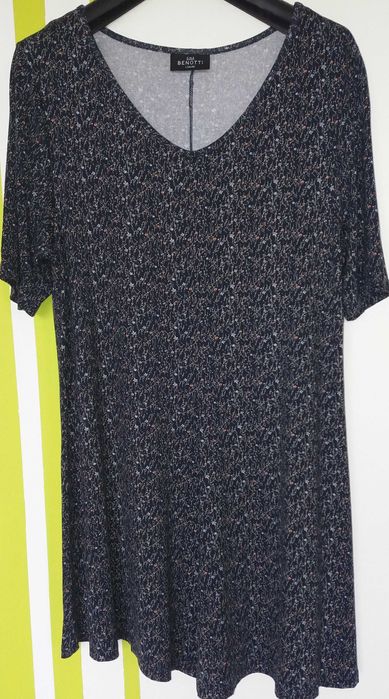 M(42/46) Rozkloszowana letnia sukienka/tunika Gina Benotti