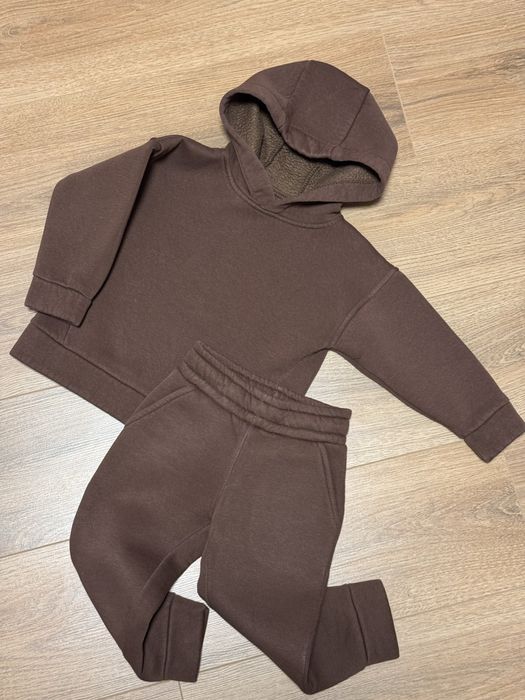 Дитячий утеплений унісекс костюм на флісі 86-92 розмір