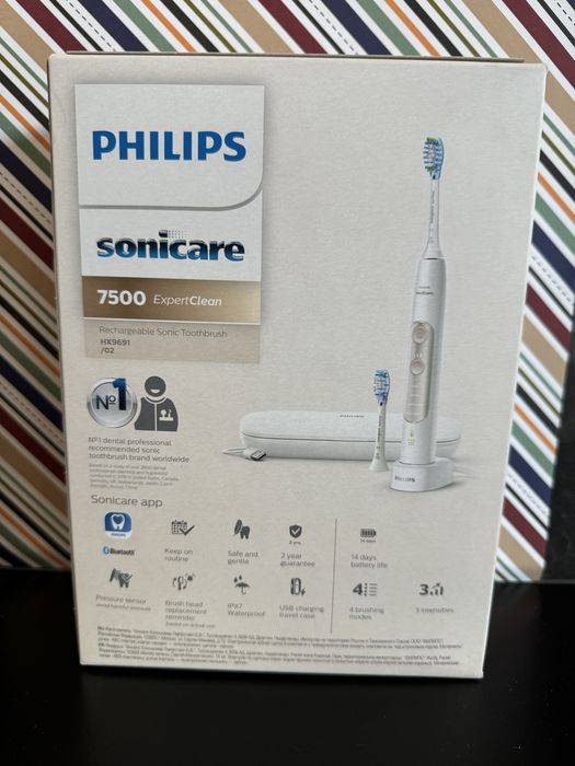 Електрична зубна щітка Philips Sonicare ExpertClean 7500 HX9691/02