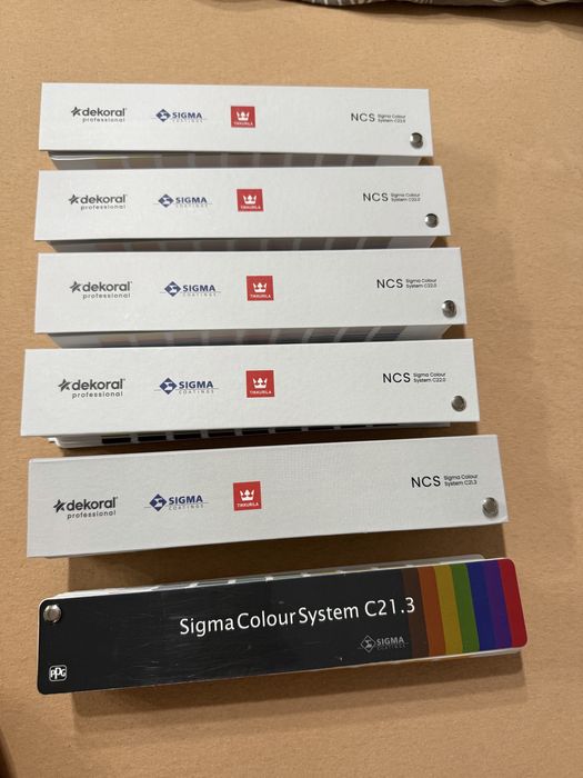 Wzornik NCS+RAL paleta kolorow