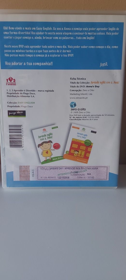 DVD's interativos para aprender ingles