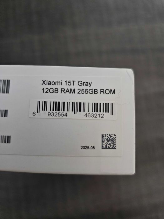 NOVO Xiaomi 15T 256GB Cinza Prateado