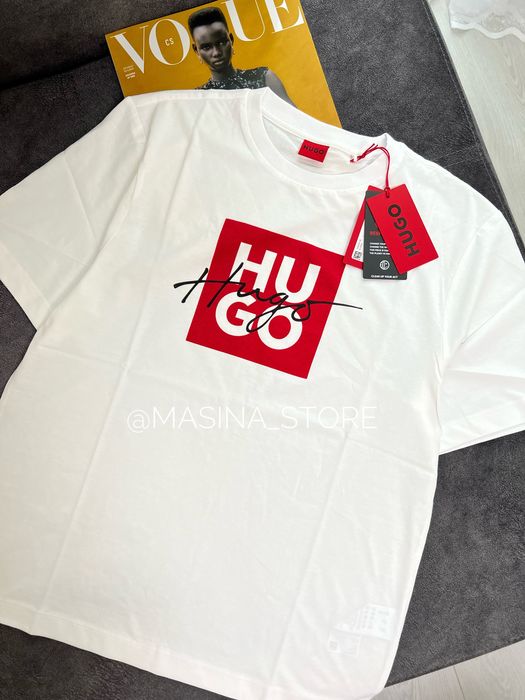Жіноча футболка біла Hugo Boss M оригінал