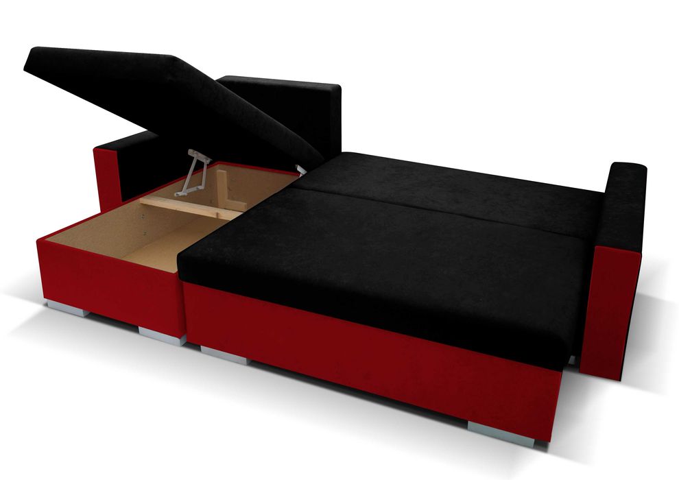 Narożnik Do Salonu JOY Kanapa Sofa Rozkładana 2 Pojemniki Na Pościel !