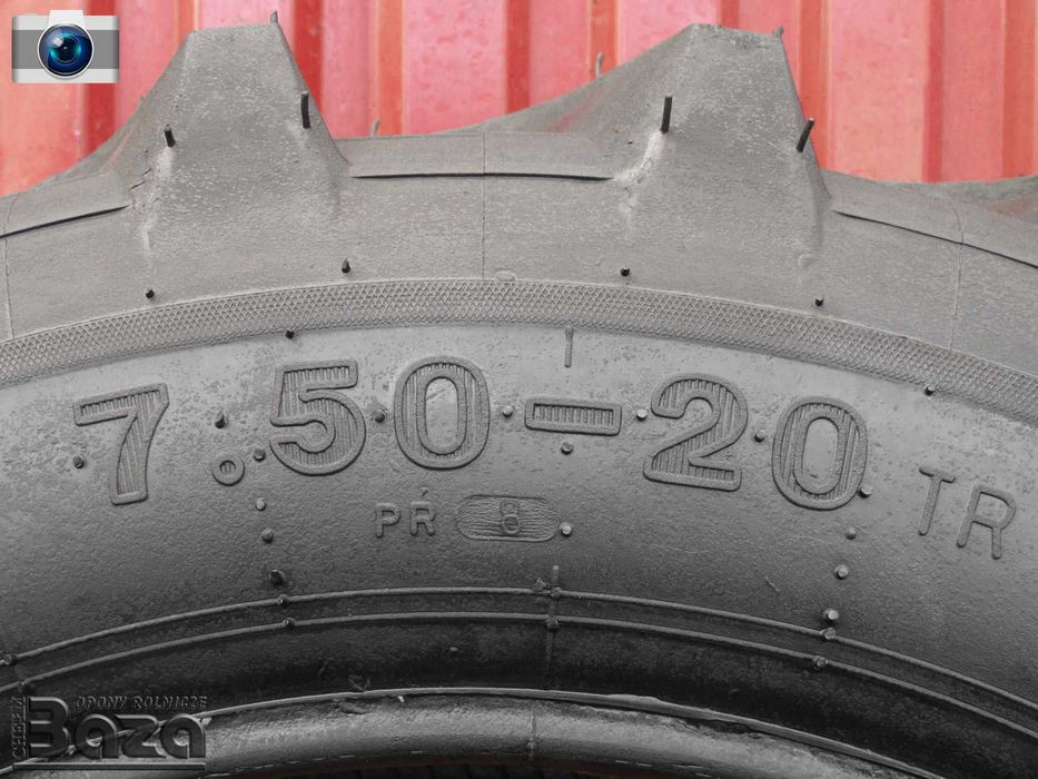 BAZĄ Opona 7.50-20 Trayal 8PR Szeroka Mocna Gruba Tani Kurier !