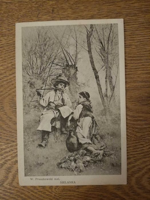 Stara pocztówka przedwojenna Kraków pruszkowski sielanka muzeum