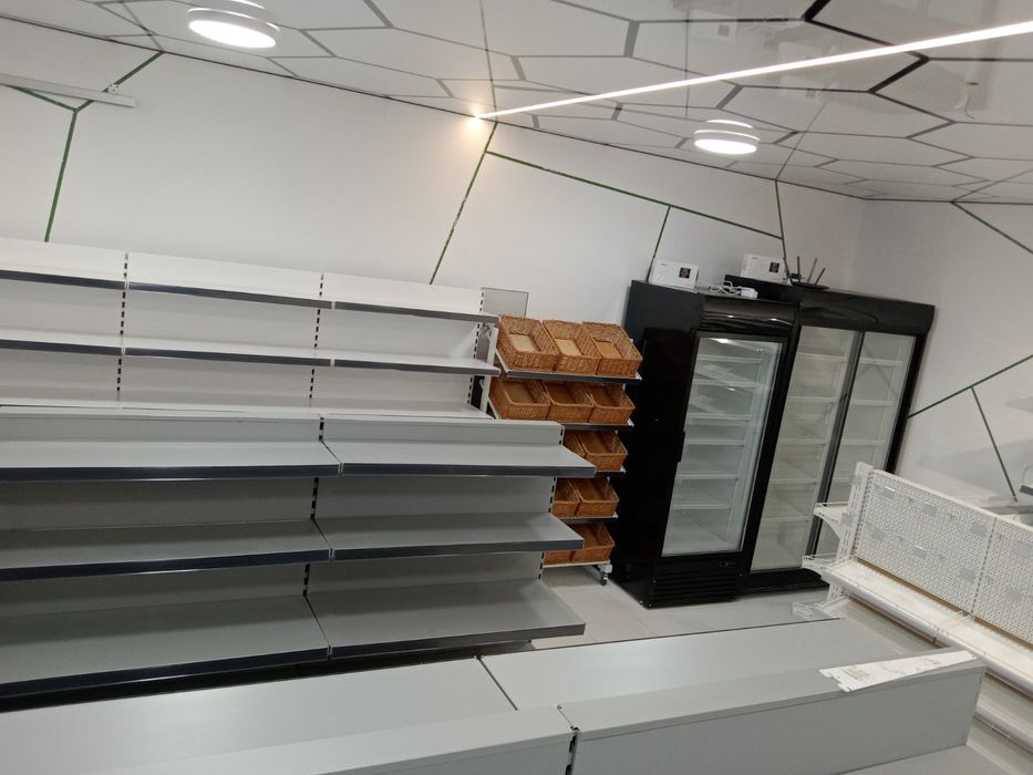 Торгові стелажі, холодильні камери, морозильні бонети. Для торгівлі