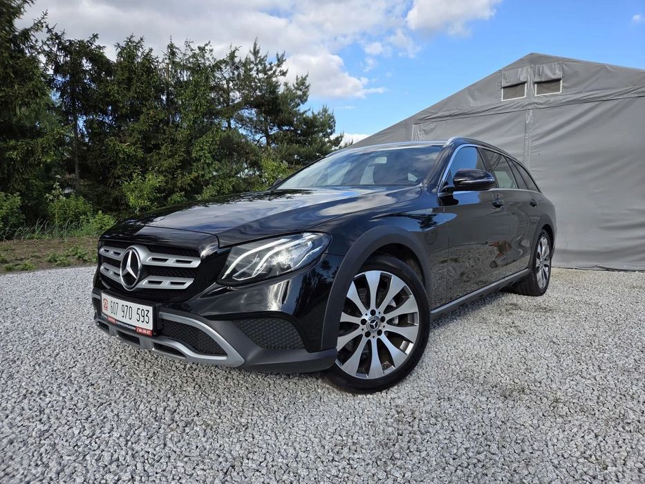 Mercedes-Benz Klasa E 194KM 4matic 4x4 All-Terrain automat 9G pneumatyka bezwypadek zamiana