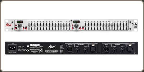 EQUALIZADOR DBX - Stereo 2x15 Bandas