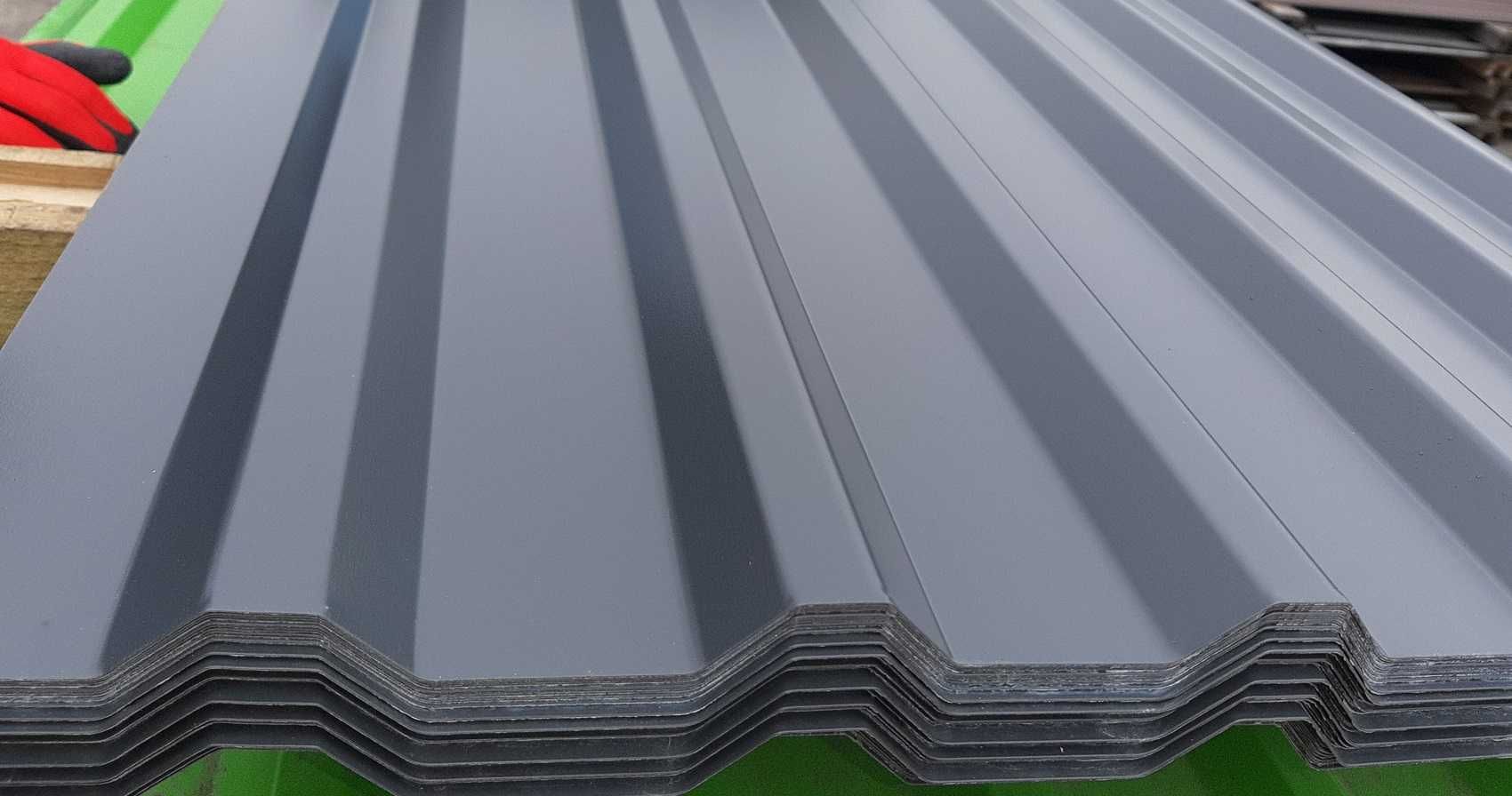 Blacha trapezowa ocynkowana grafit ral 7016