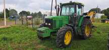John Deere 6610  pierwszy właściciel klima pneumatyka GPS