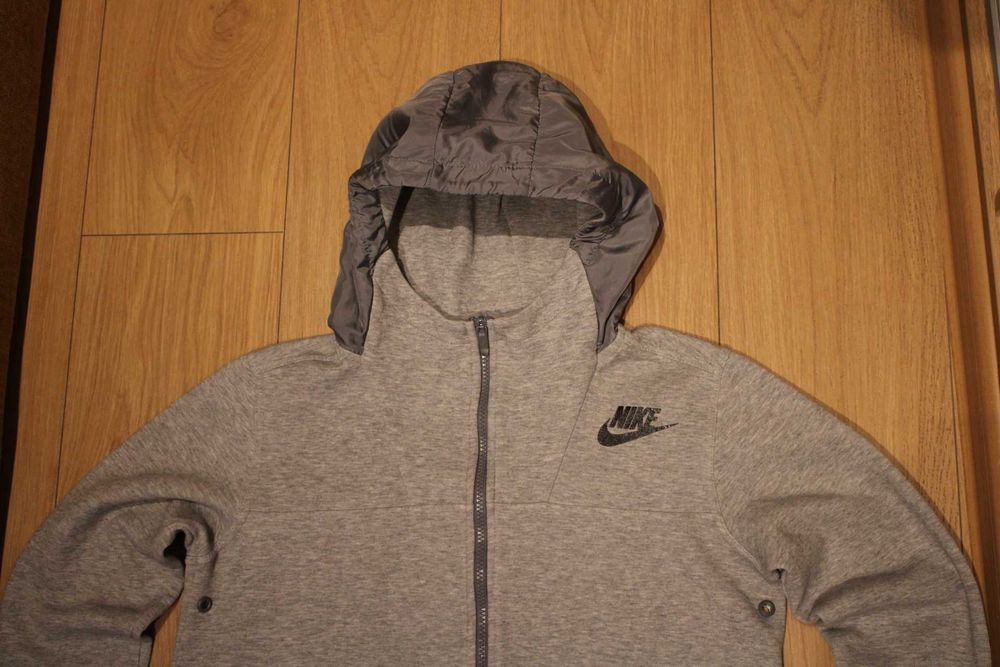 JAK NOWA Bluza z kapturem,damska,NIKE,roz.M,szara