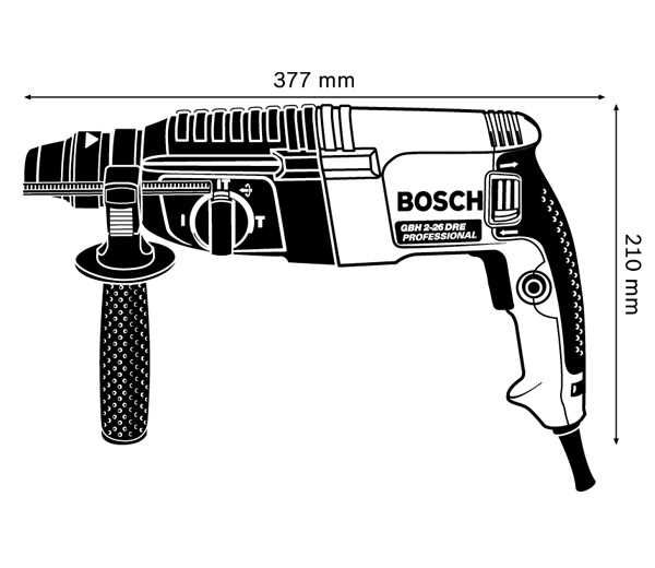 Перфоратор Bosch GBH 2-26 DRE Professional