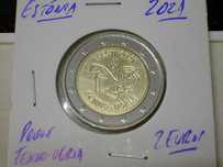 Estonia / moeda 2 euros - 2021 / Povos fenno-ugria