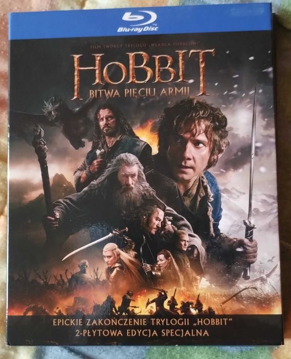 Hobbit Bitwa pięciu armii film blue ray