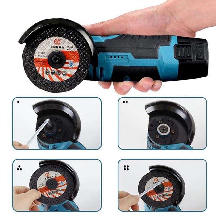 Аккумуляторная болгарка 12V  2 акумулятора