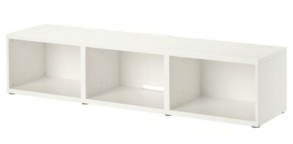 Szafka pod TV biała 180x40x38
