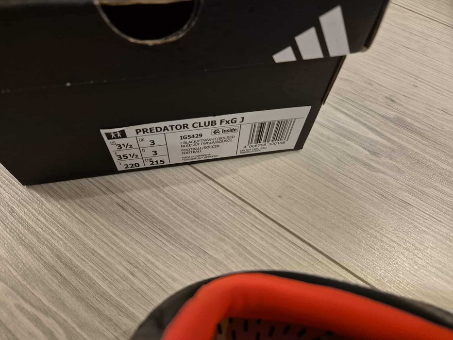 Buty piłkarskie korki adidas Predator Club FxG IG5429 rozmiar 35 1/2
