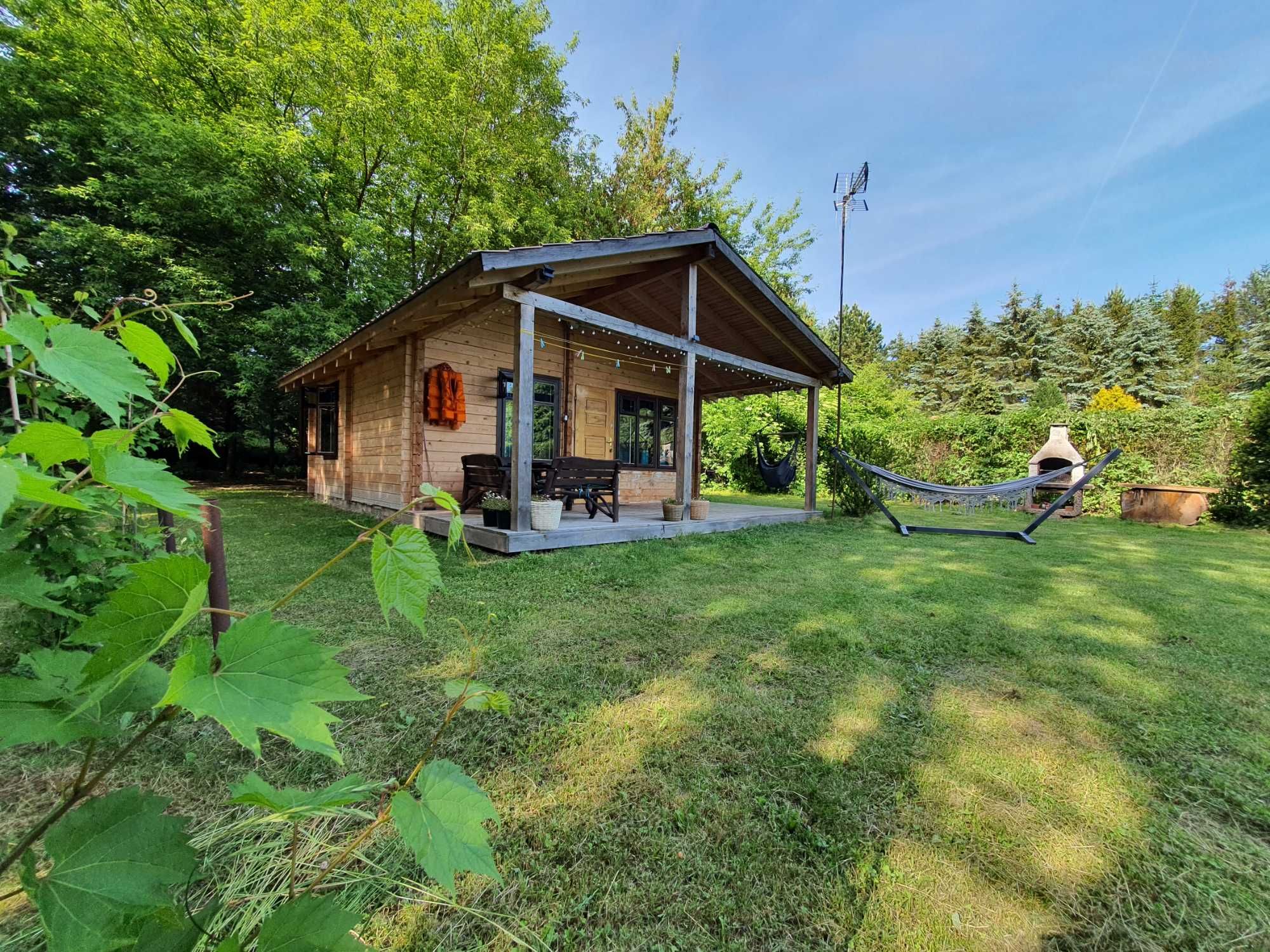 Mazury, wynajem 3 domków 6os i 8os. nad jeziorem z PRYWATNĄ PLAŻĄ